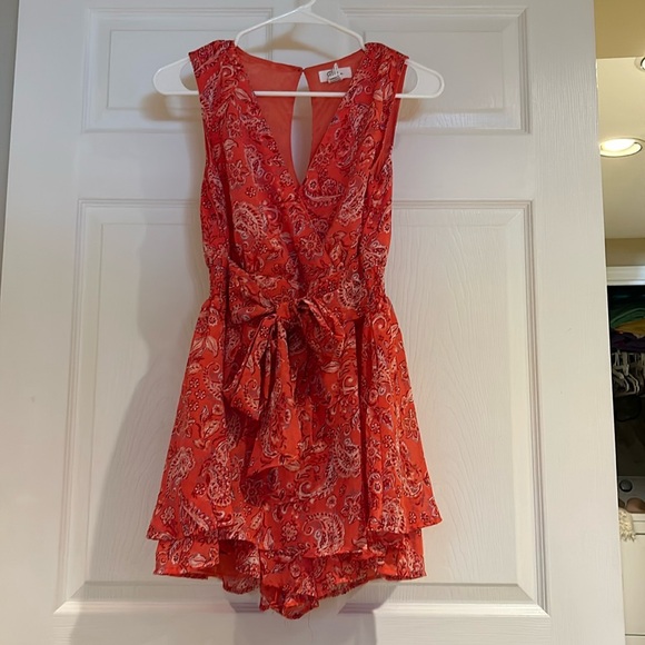 Japna RomperSmall orange pattern - Picture 1 of 7